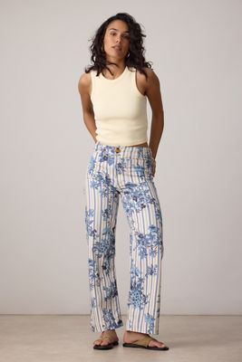 The Colette High-Rise Wide-Leg Jeans by Maeve