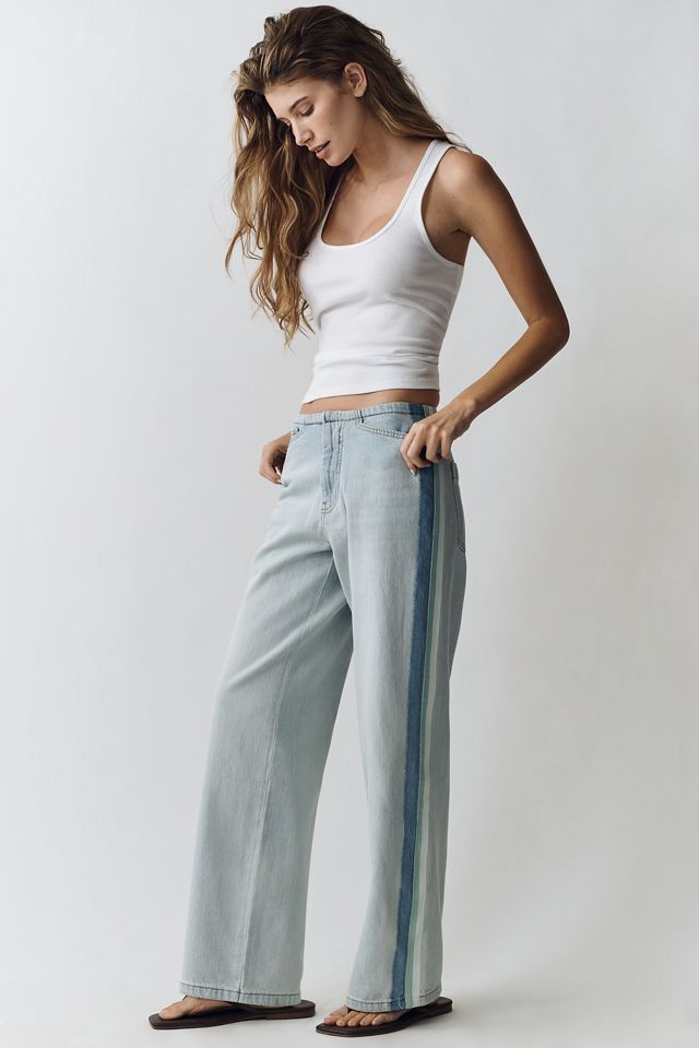 Pilcro Retro Slouch Low-Rise Straight Jeans #1