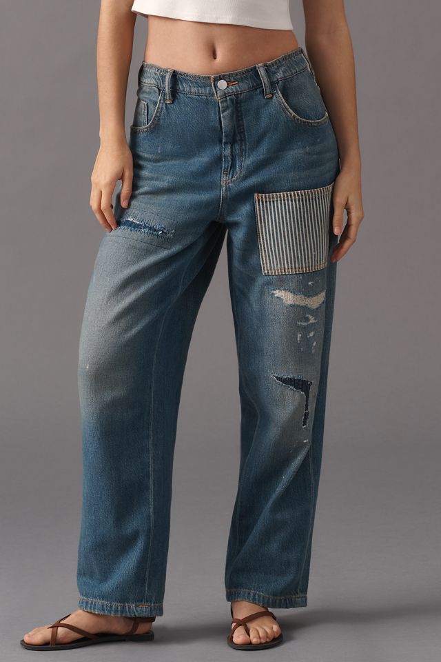 Jenna Mid-Rise Relaxed Jeans by Pilcro | Anthropologie