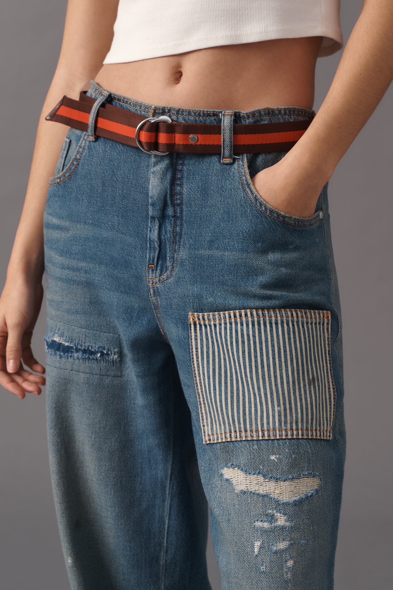 Jenna Mid-Rise Relaxed Jeans by Pilcro