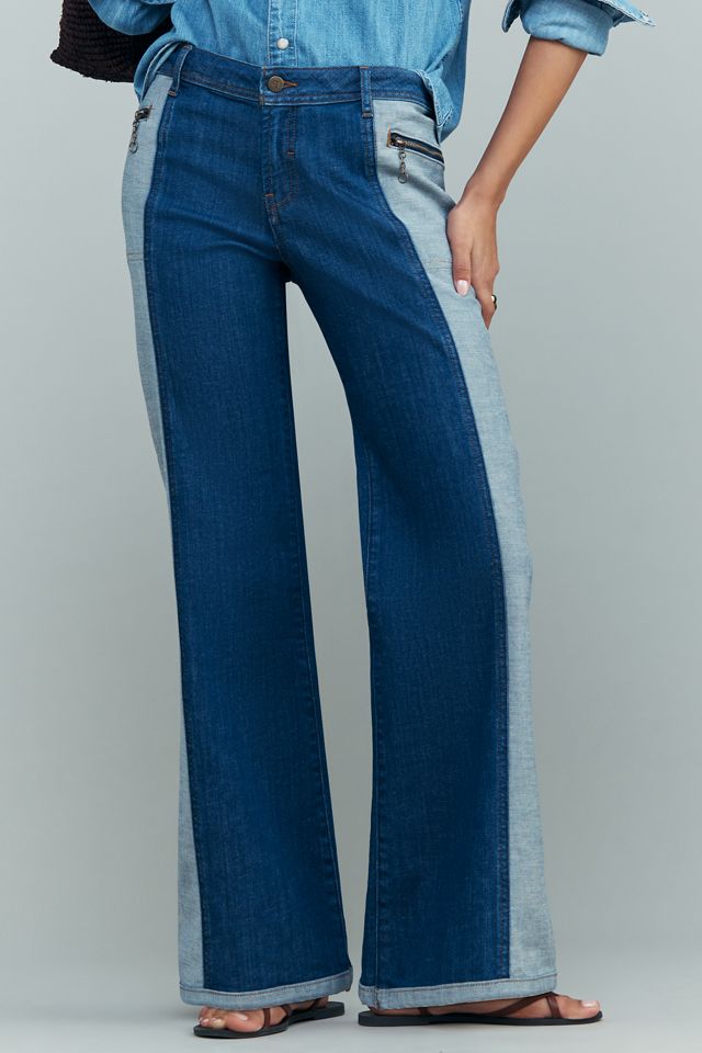 Rider High-Rise Kick Flare Jeans by Pilcro #1