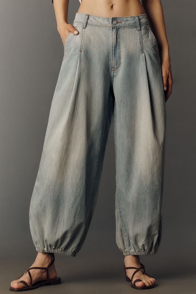Pilcro Cotton High-Rise Balloon Jeans #1