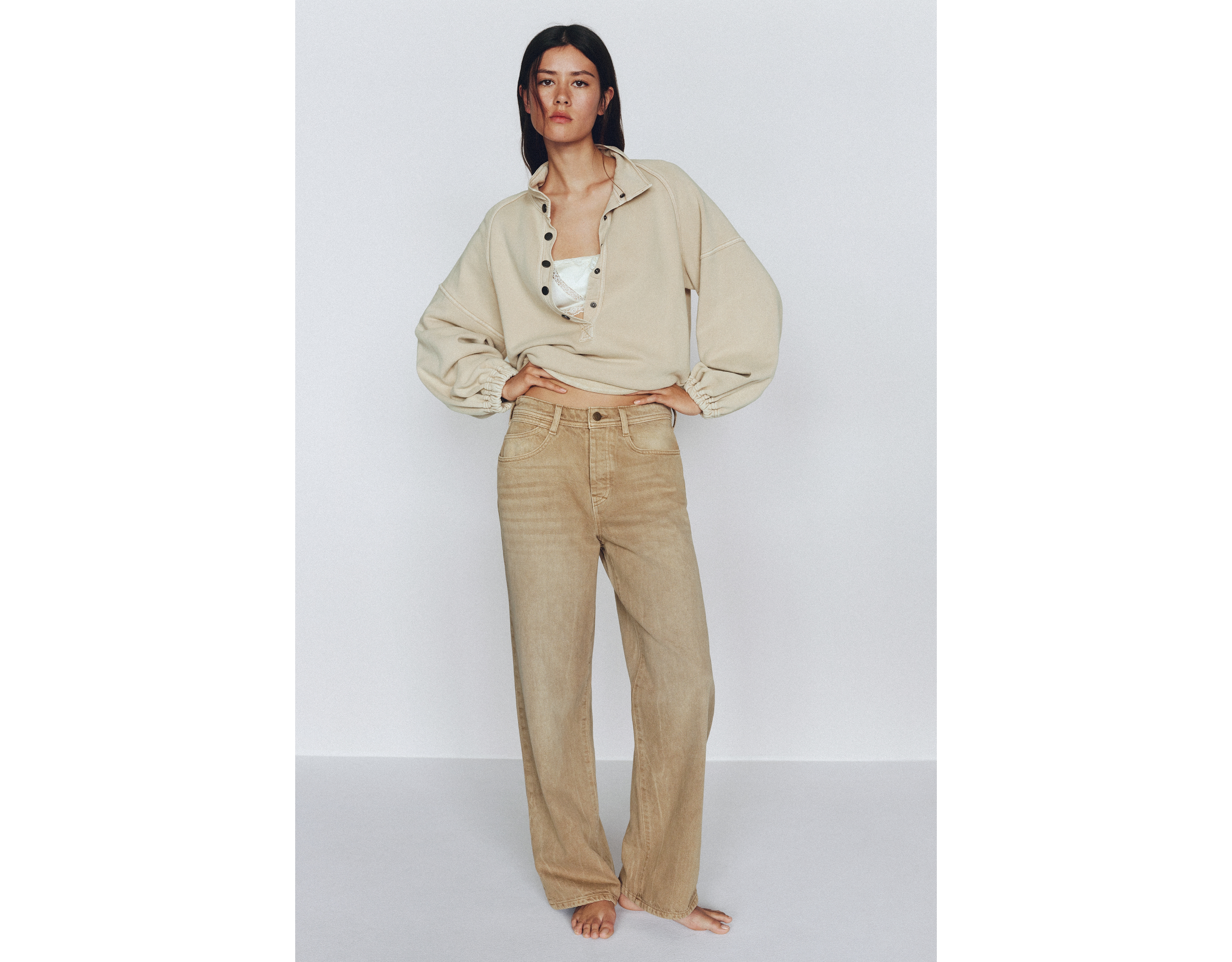 Pilcro Celeste Mid Rise Relaxed Jeans