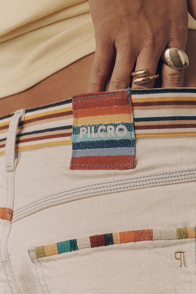 Pilcro Low-Rise Wide-Leg Jeans #1