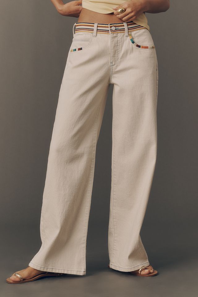 Pilcro Low-Rise Wide-Leg Jeans #2