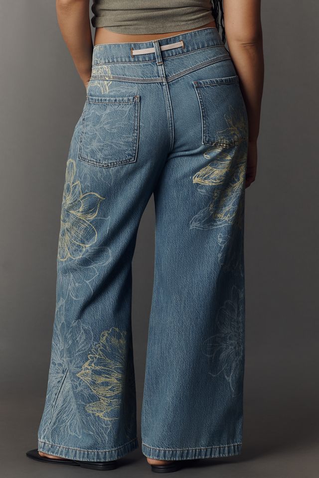 Jeans Pilcro a Vita Alta con Gamba Larga e Coulisse #9