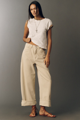 Kayden Regenerative Cotton Carpenter Barrel Jeans by Pilcro