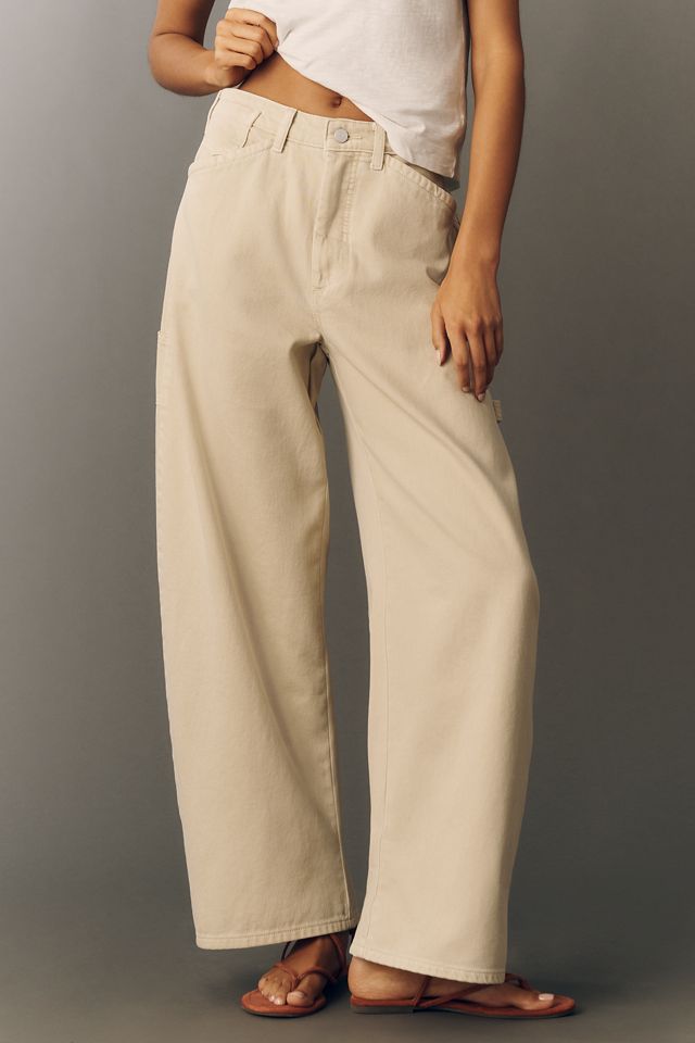 Pilcro Kayden Regenerative Cotton High-Rise Barrel Jeans #1
