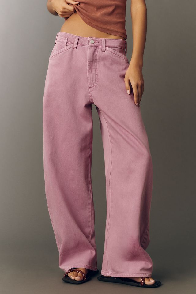Pilcro Kayden Regenerative Cotton High-Rise Barrel Jeans #1