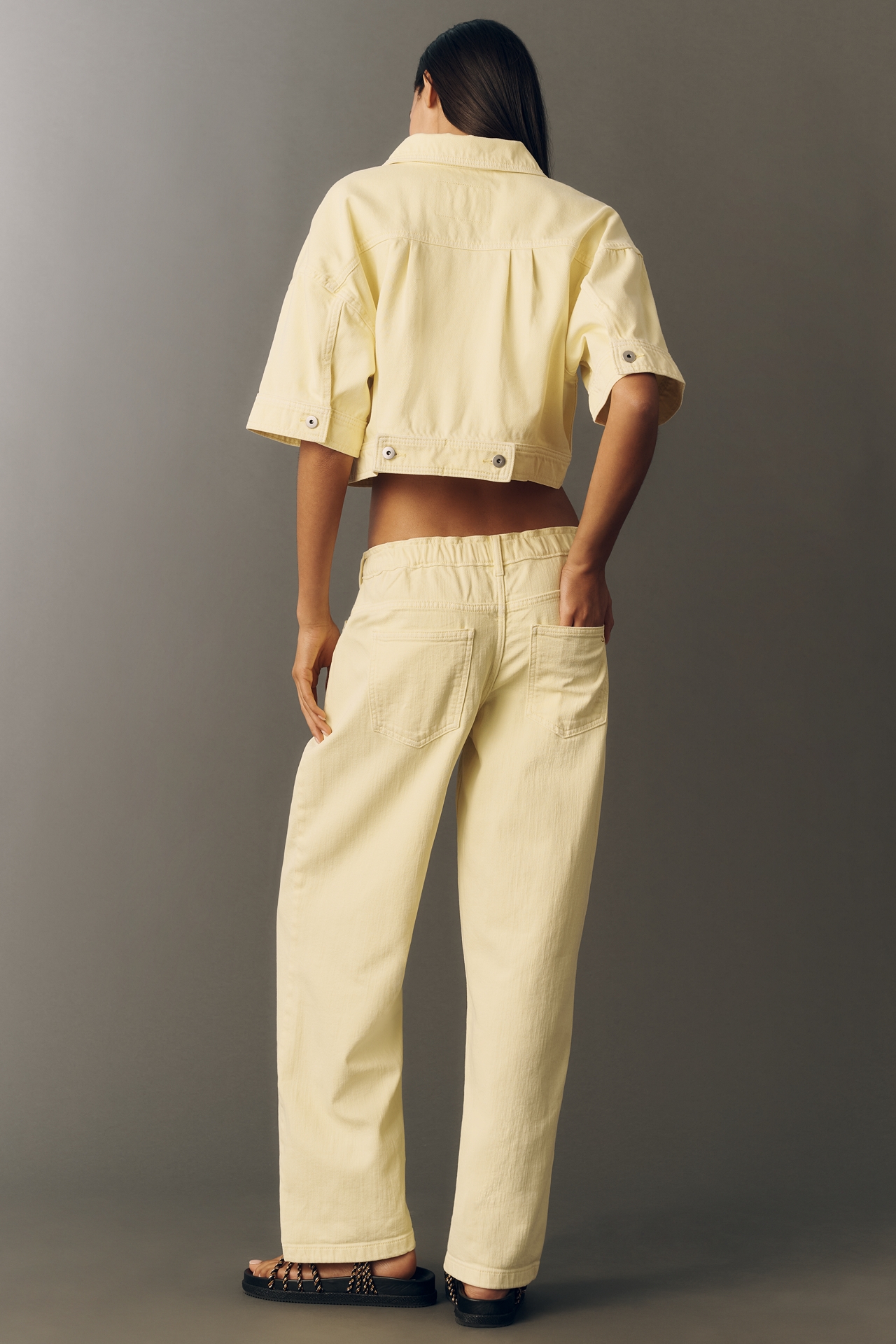 Jenna Regenerative Cotton Mid-Rise Relaxed Jeans by Pilcro