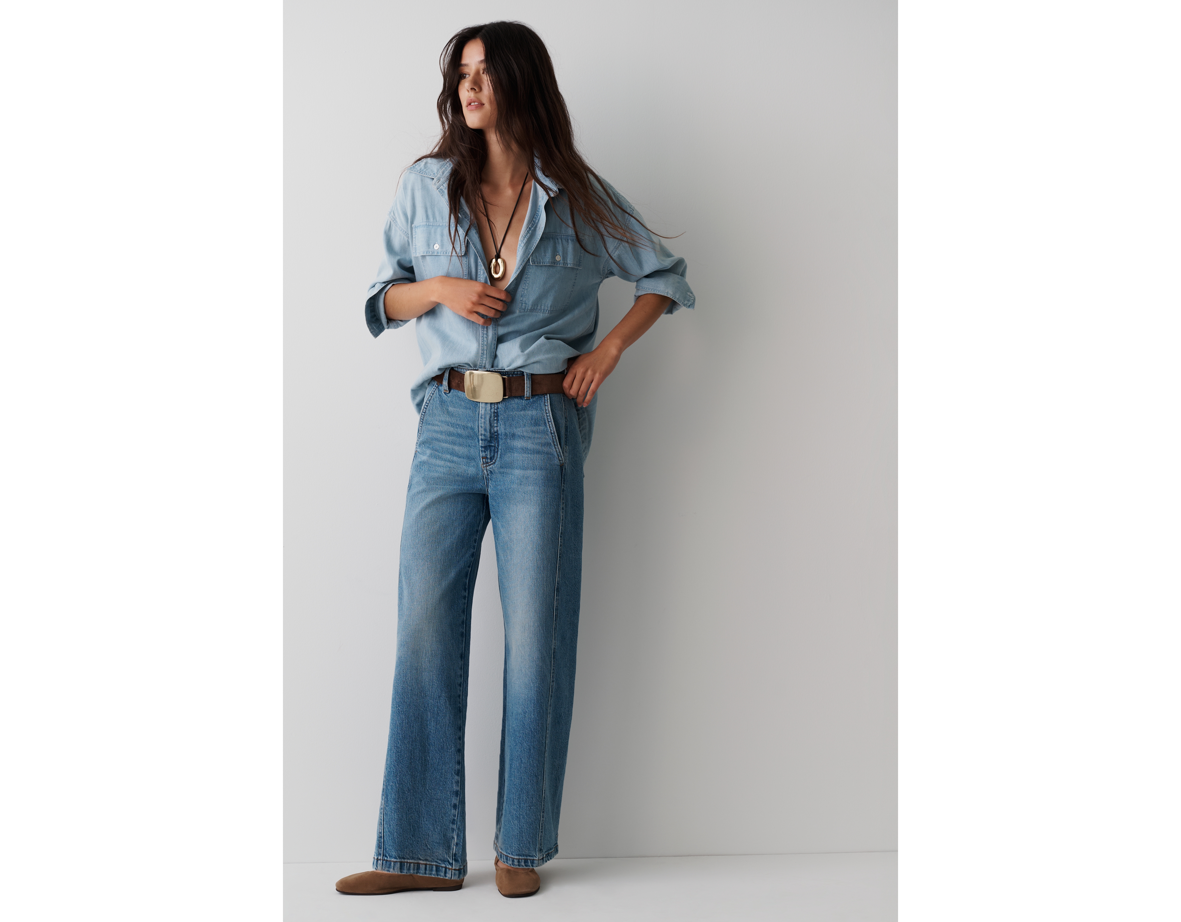 Pilcro Lex Mid Rise Tapered Jeans