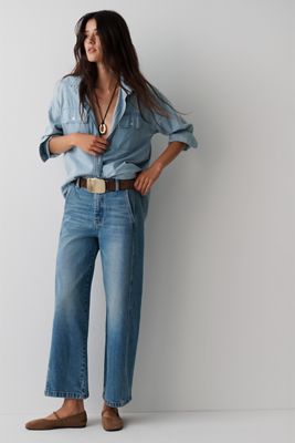 Lex Mid-Rise Tapered Jeans by Pilcro