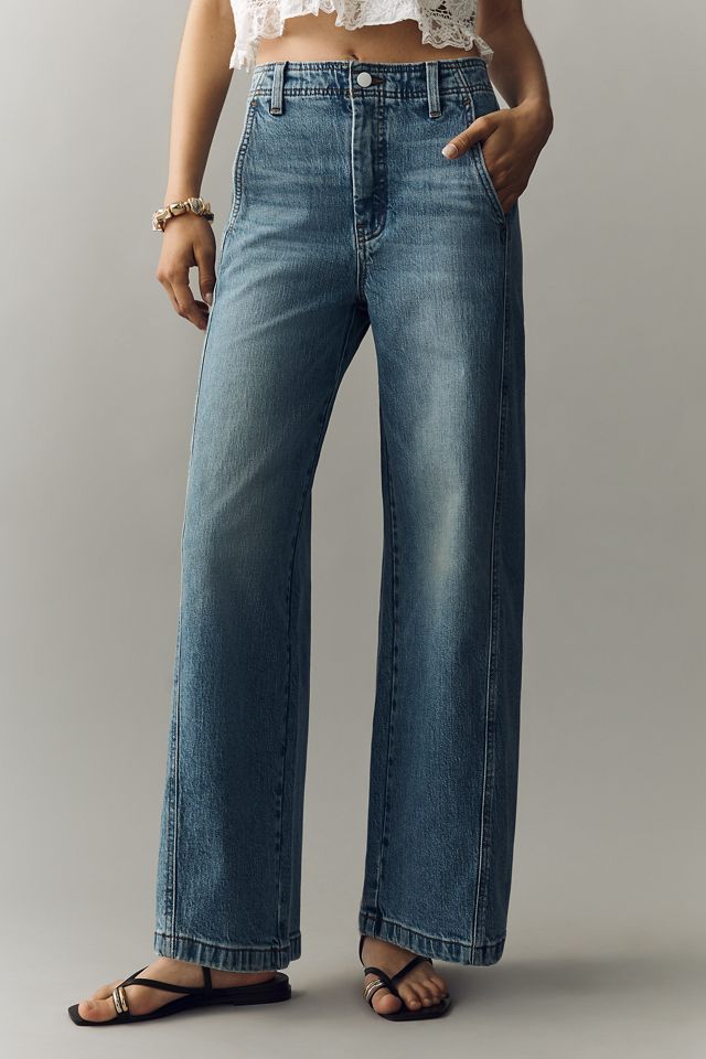 Lex Mid-Rise Tapered Jeans by Pilcro #1