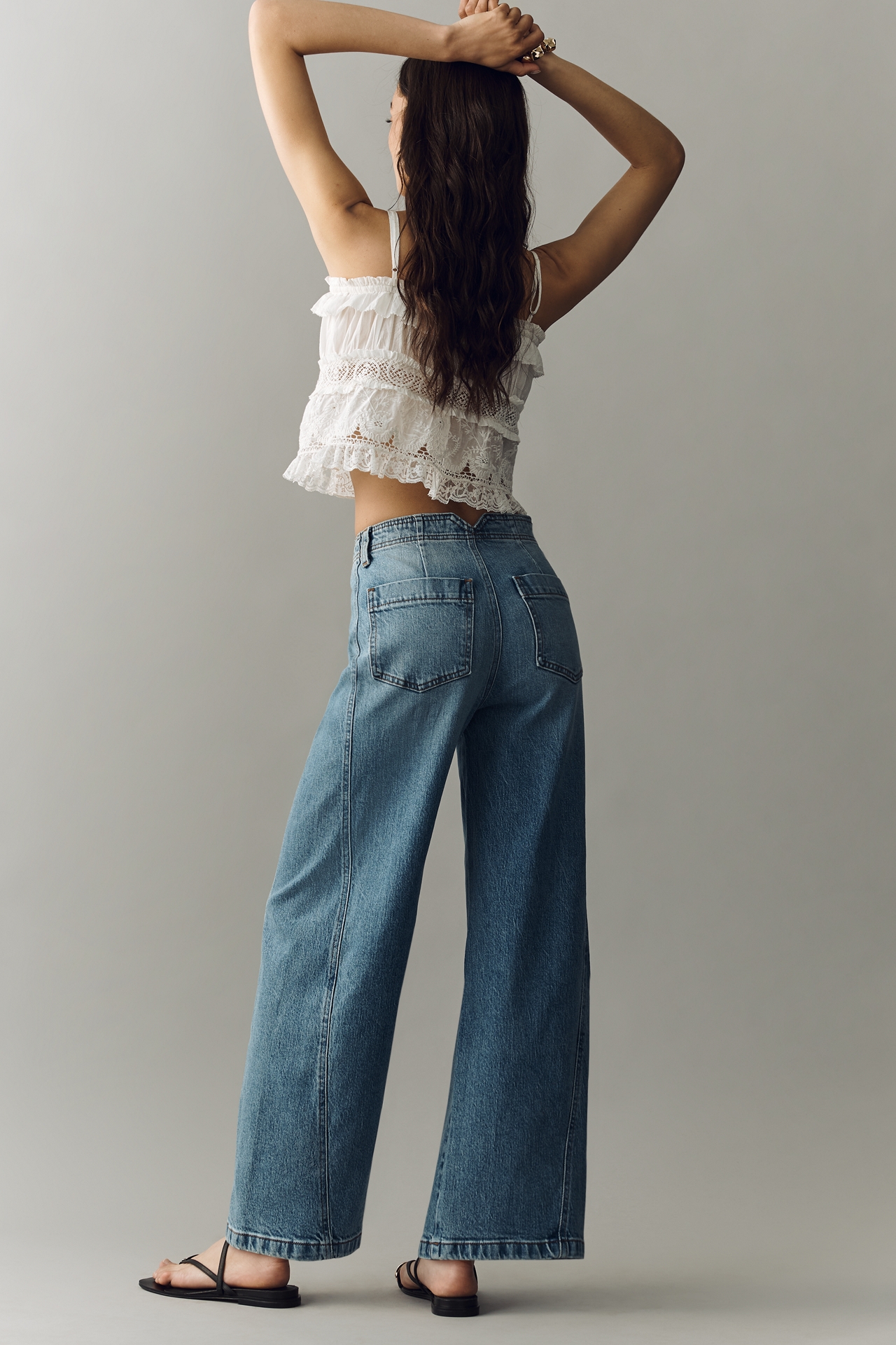 Lex Mid-Rise Tapered Jeans by Pilcro