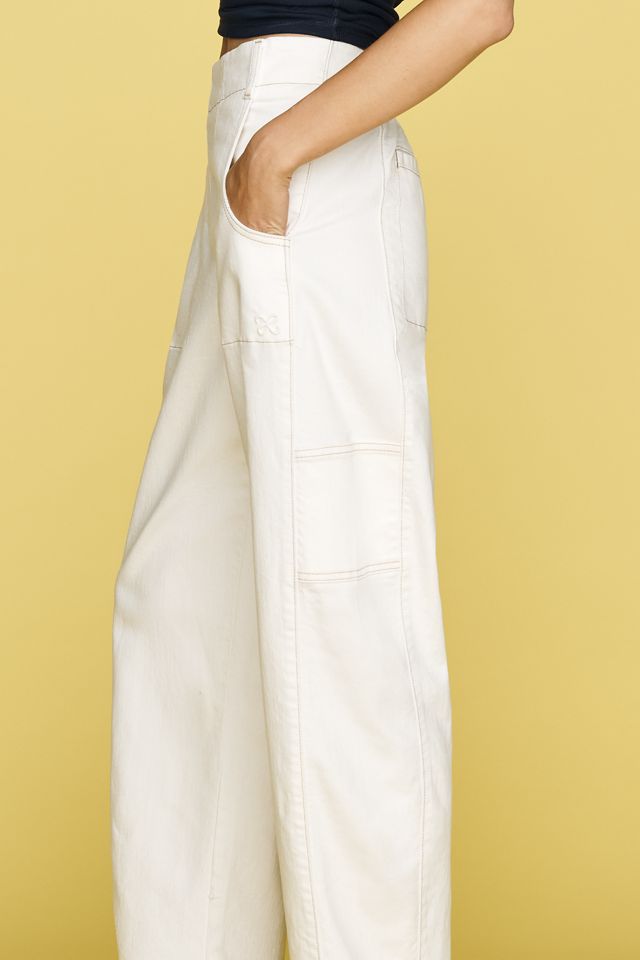 Maeve Painter Mid-Rise Tapered Jeans #3
