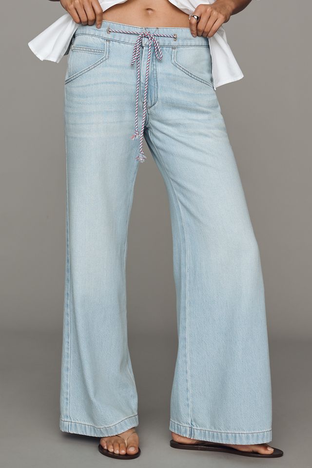 Pilcro Ellis High-Rise Pull-On Wide-Leg Jeans #1