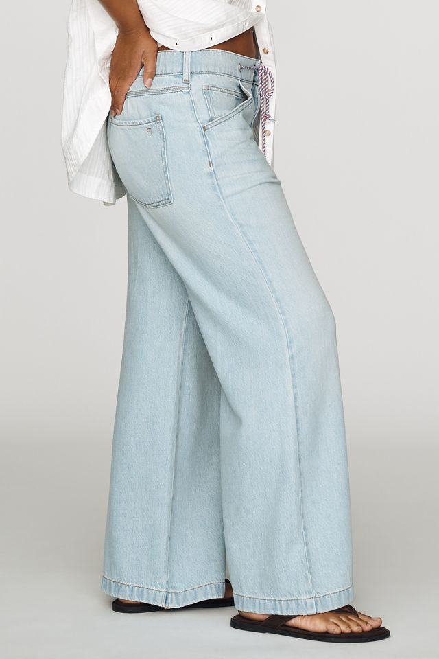 Pilcro Ellis High-Rise Pull-On Wide-Leg Jeans #7