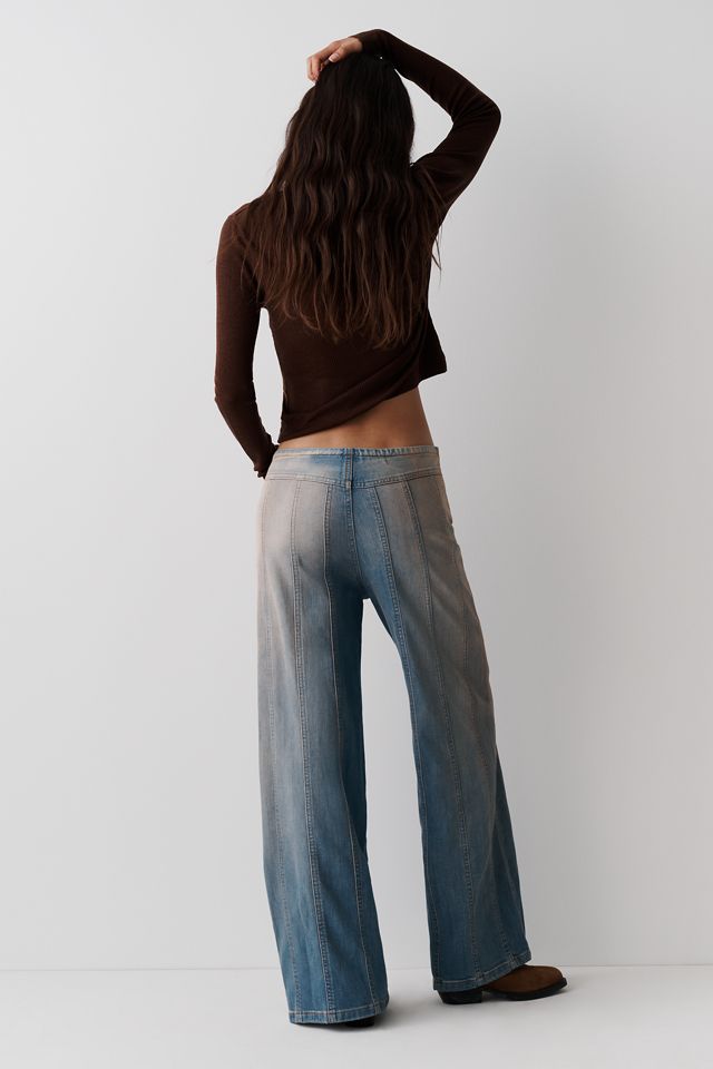 Pilcro Drift Mid-Rise Flared Jeans #3