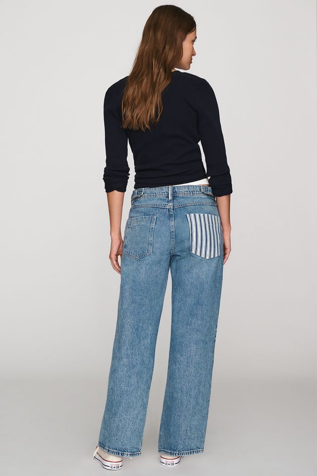 Pilcro Celeste Boyfriend Uncuffed Mid-Rise Relaxed Jeans #4