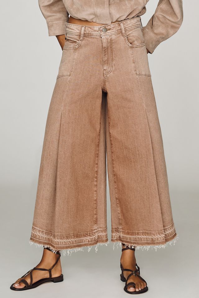 Pilcro Red Rock Cropped Wide-Leg Jeans #2