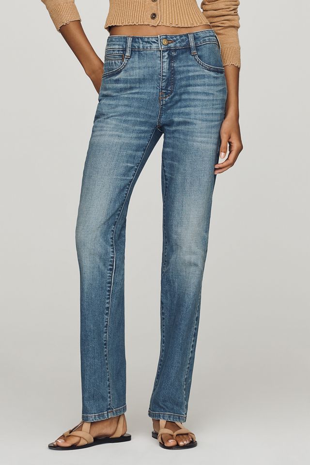 Pilcro Mid-Rise Relaxed Straight-Leg Jeans #3