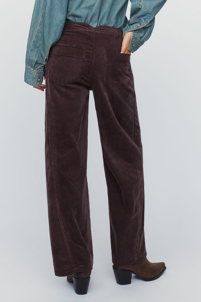 Pantalon fuselé décontracté Lex Cord à taille mi-haute par Pilcro #2