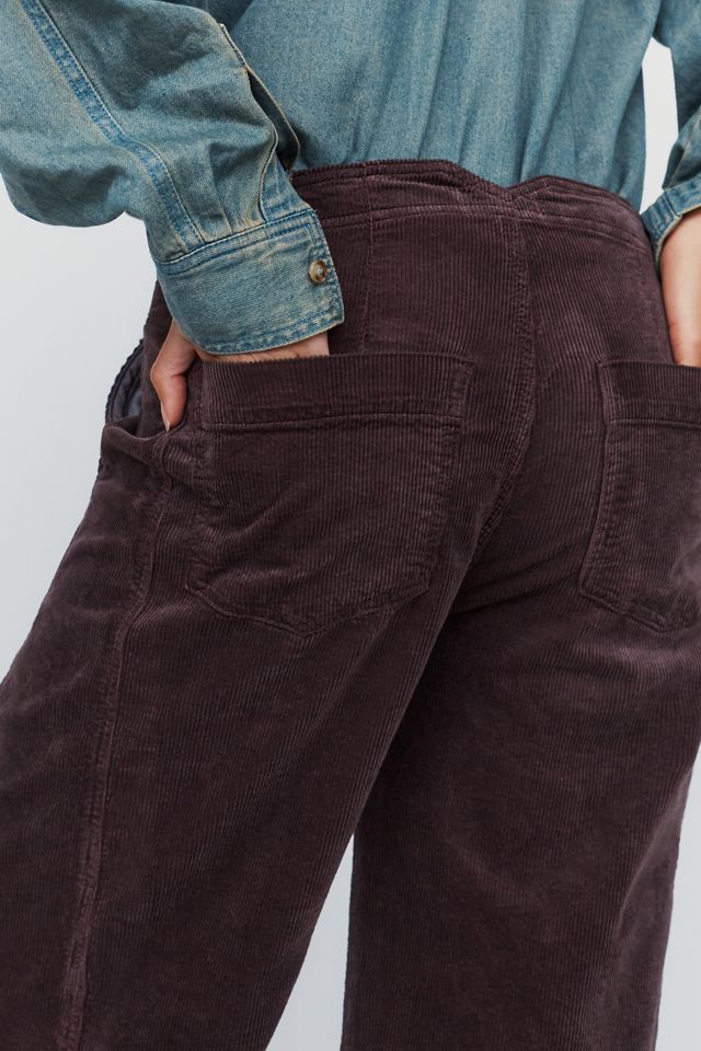 Pantalon fuselé décontracté Lex Cord à taille mi-haute par Pilcro #4