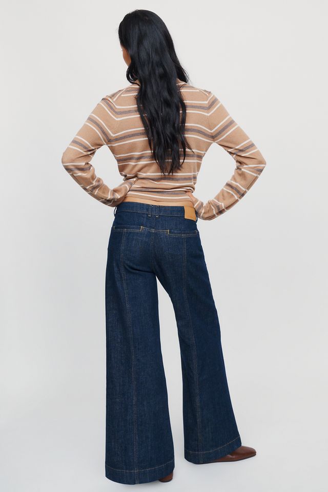 Maeve Shrunk Trunk Low-Rise Relaxed Flare Jeans #3