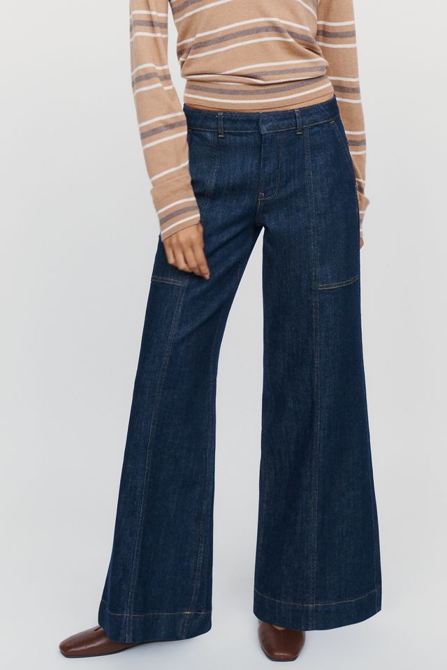 Maeve Shrunk Trunk Low-Rise Relaxed Flare Jeans #4
