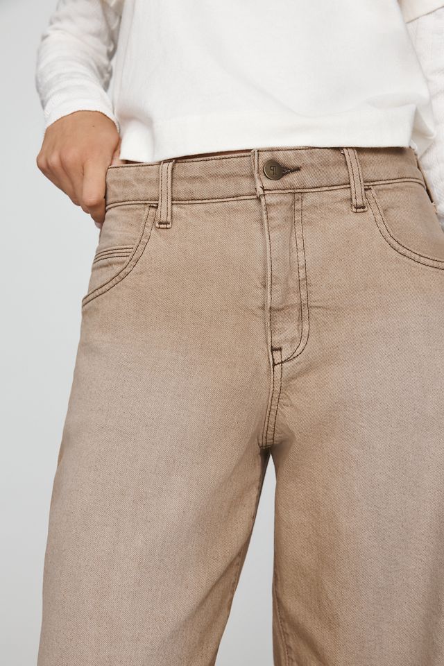 Jeans Pilcro de Tiro Medio y Pierna Ancha #4