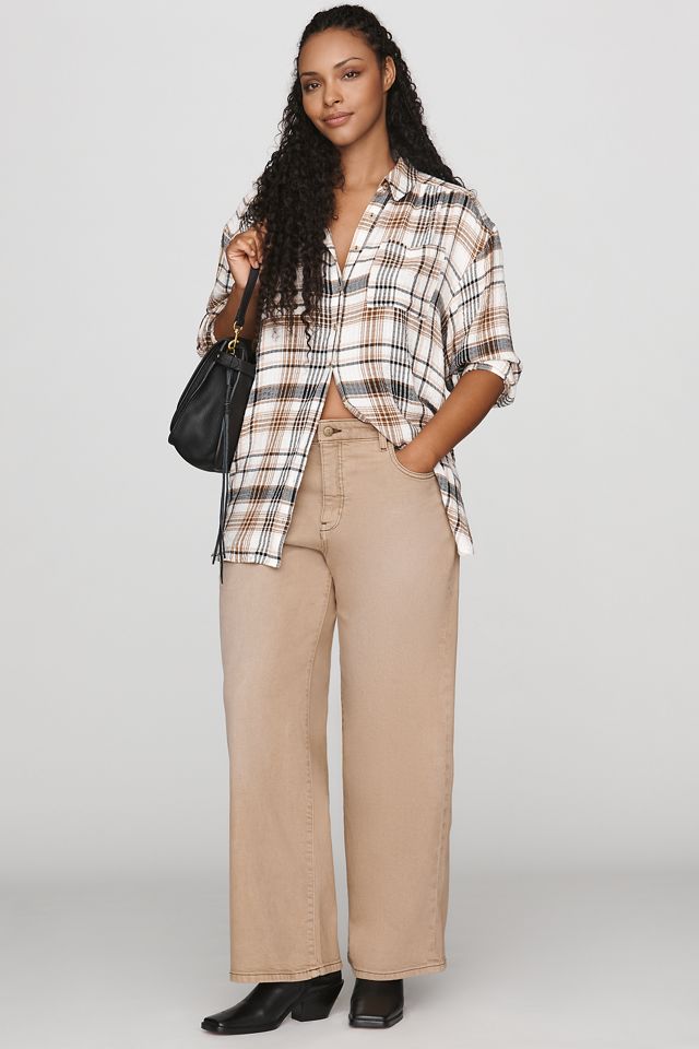 Jeans Pilcro de Tiro Medio y Pierna Ancha #6