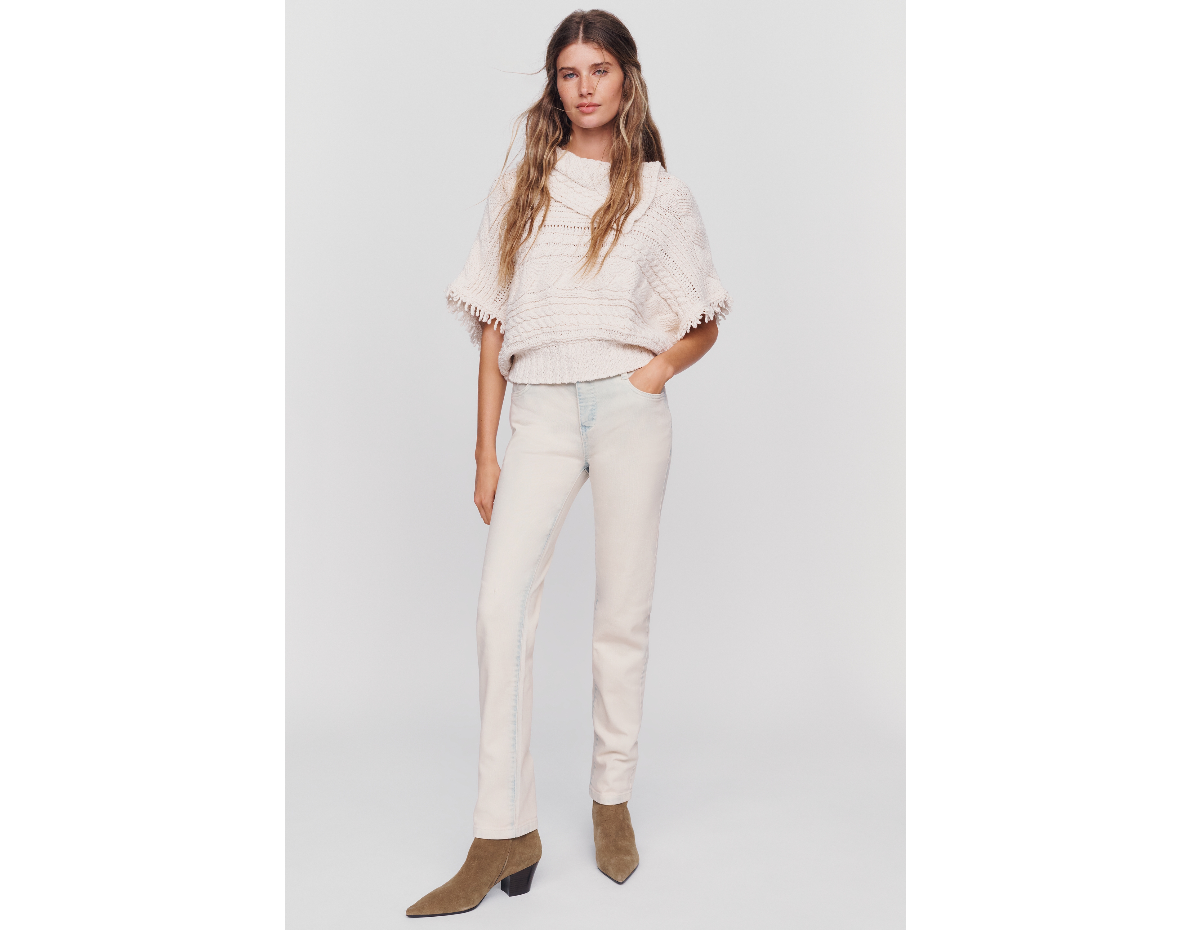 Pilcro Wren High-Rise Straight-Leg Jeans