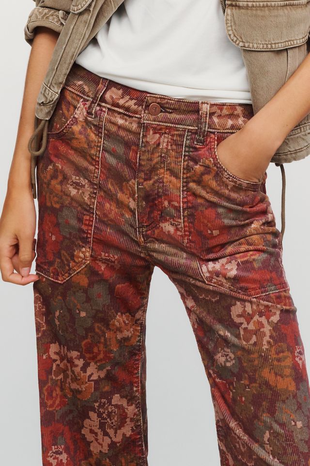 Pilcro Rylan Corduroy High Rise Flare Jeans #3