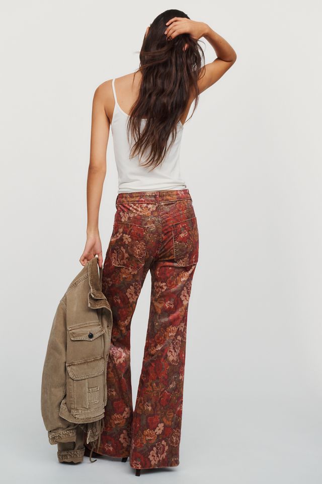 Pilcro Rylan Corduroy High Rise Flare Jeans #4