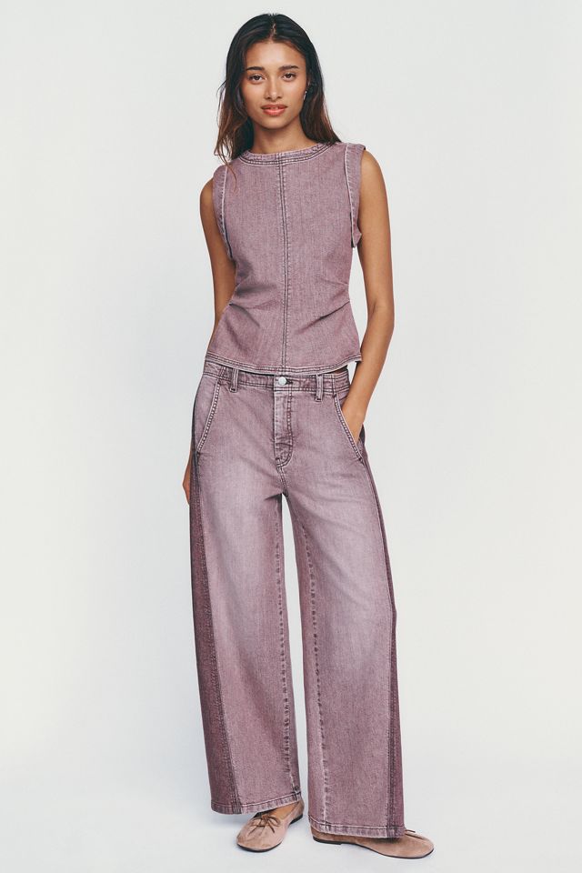 Pilcro Lex High Rise Tapered Jeans #6