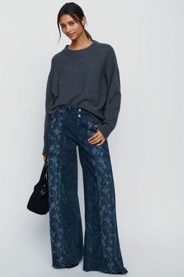 Pilcro Lyra High Rise Wide Leg Jeans