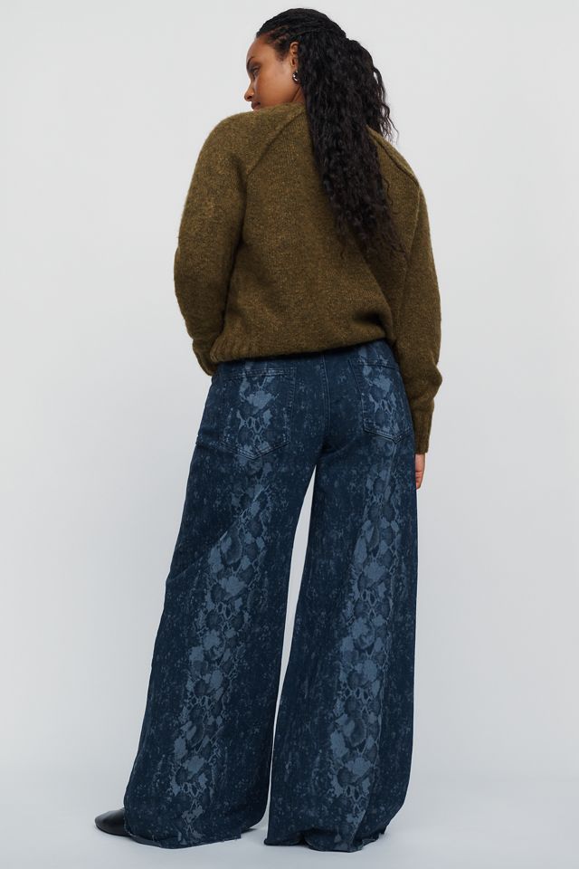 Pilcro Lyra High Rise Wide Leg Jeans #7