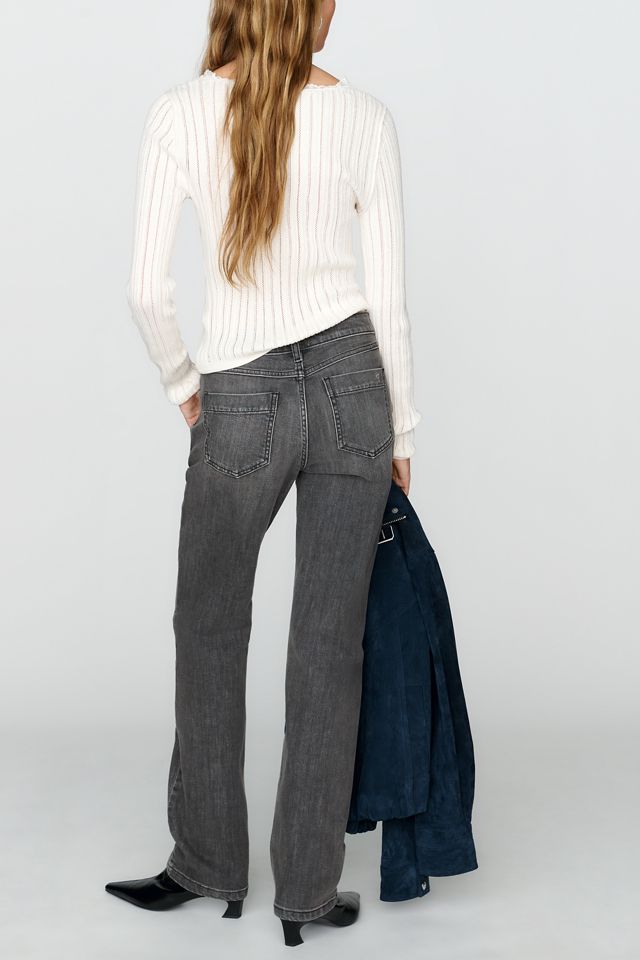 Pilcro Wren Mid Rise Straight Leg Jeans #3