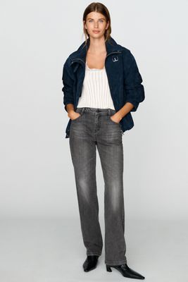 Jeans Rectos de Tiro Medio Wren Pilcro