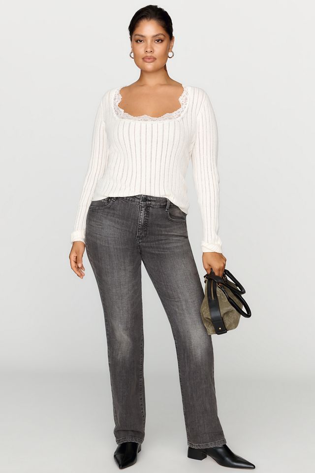 Pilcro Wren Mid Rise Straight Leg Jeans #4