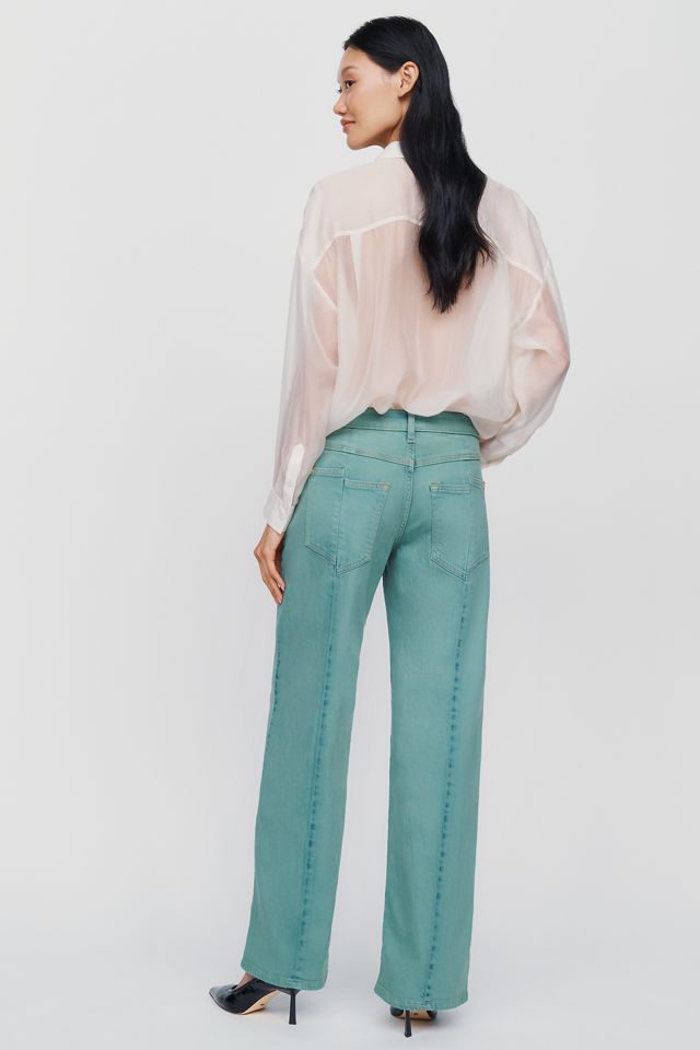 Pilcro Esme Mid Rise Wide Leg Jeans #2