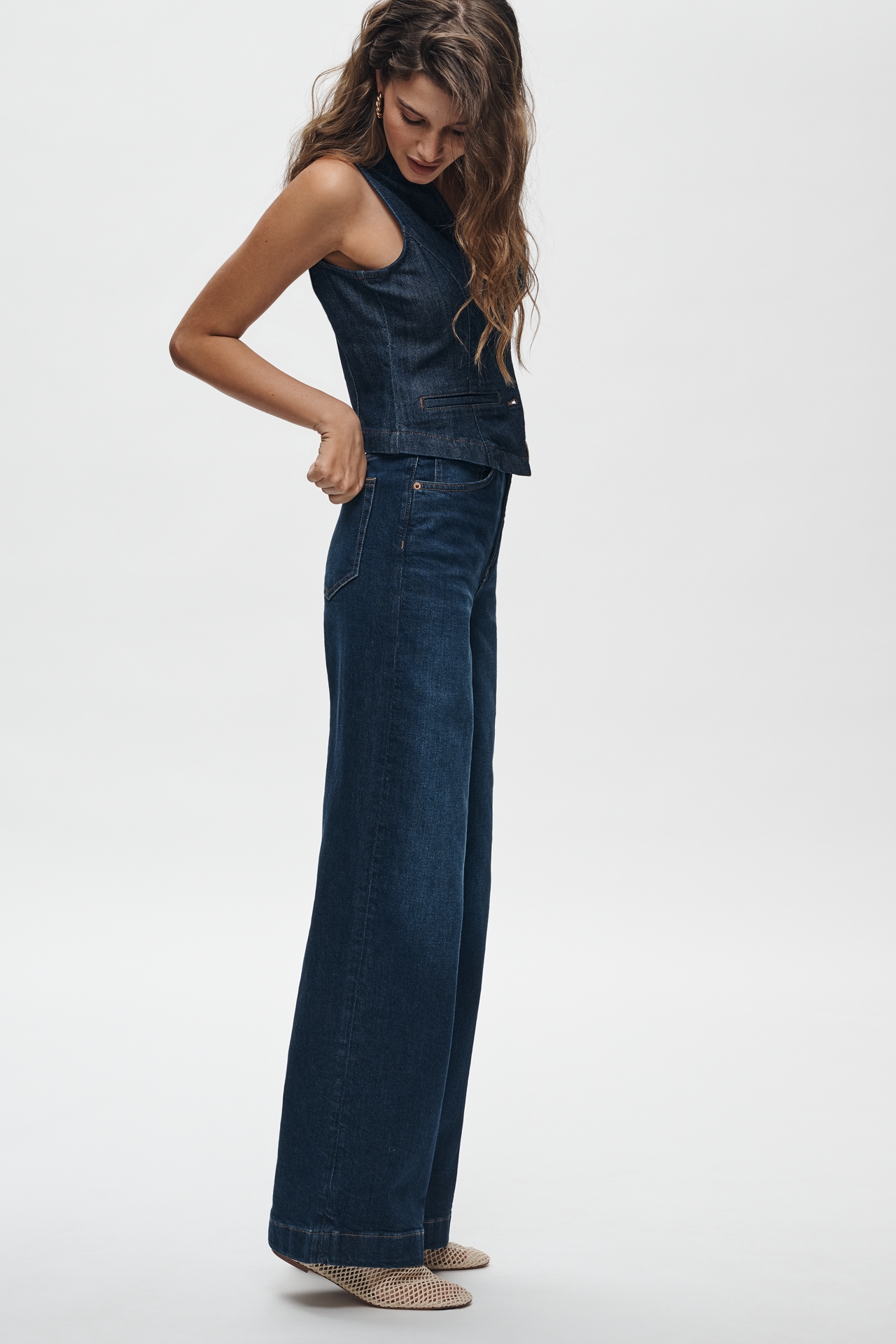 Reformation Bex High-Rise Wide-Leg Jeans