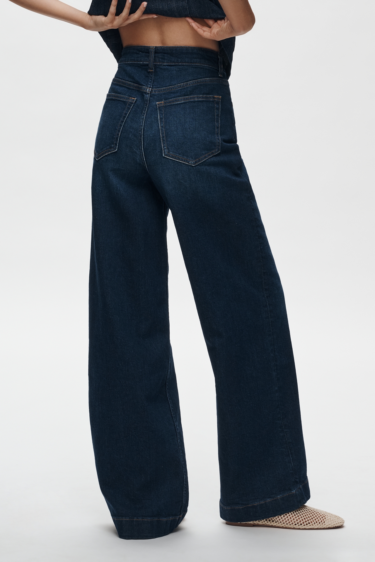 Reformation Bex High-Rise Wide-Leg Jeans