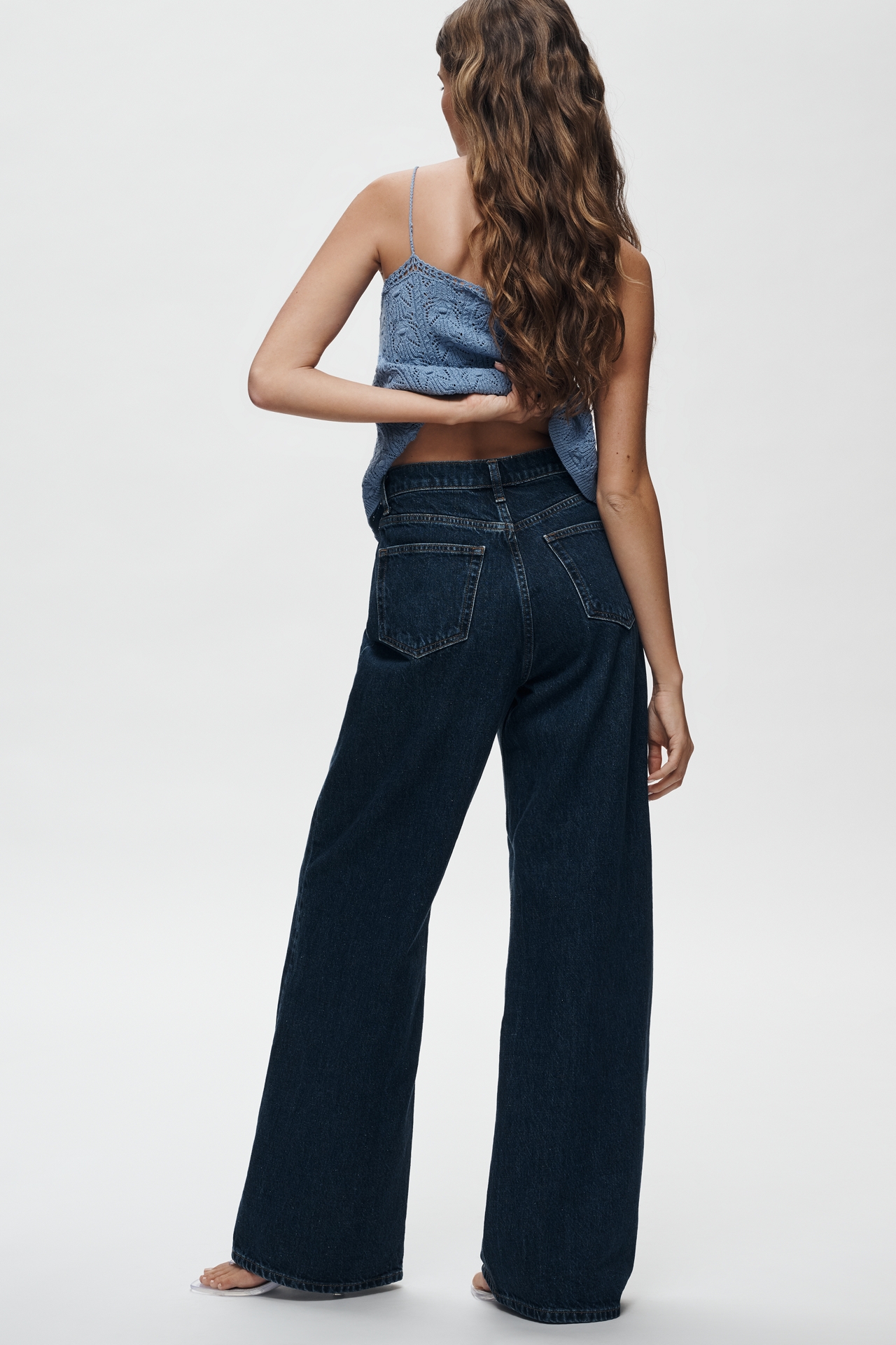 Reformation Cary High-Rise Wide-Leg Jeans