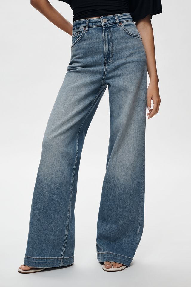 Reformation Bex High-Rise Wide-Leg Jeans #1