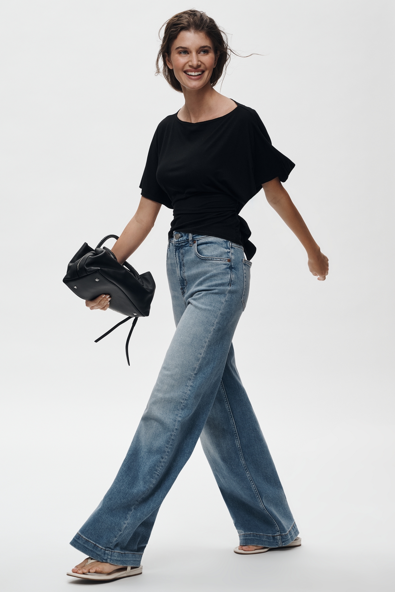 Reformation Bex High-Rise Wide-Leg Jeans