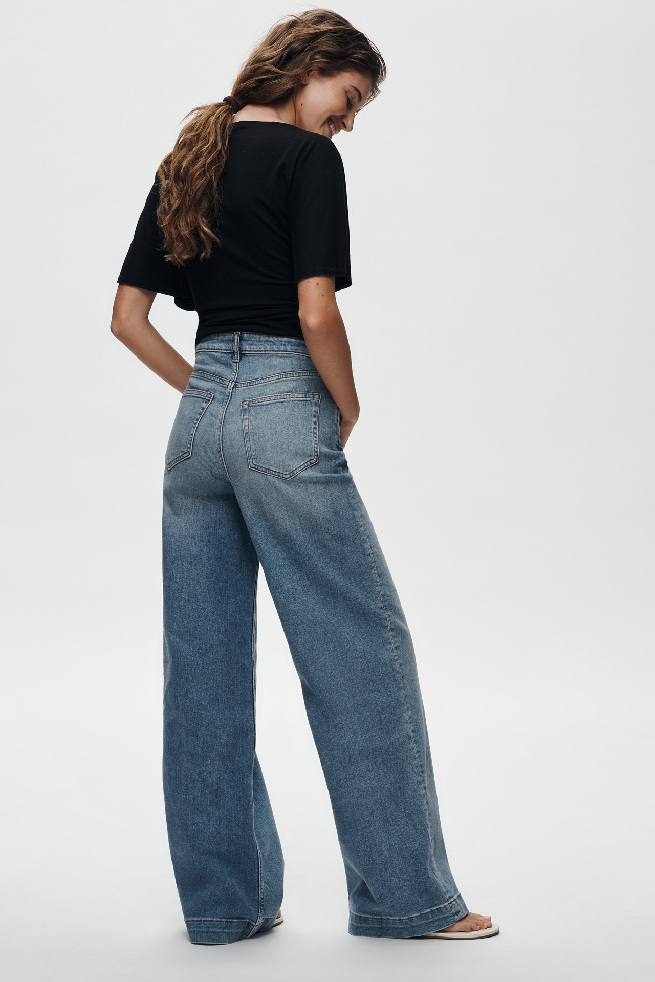 Reformation Bex High-Rise Wide-Leg Jeans