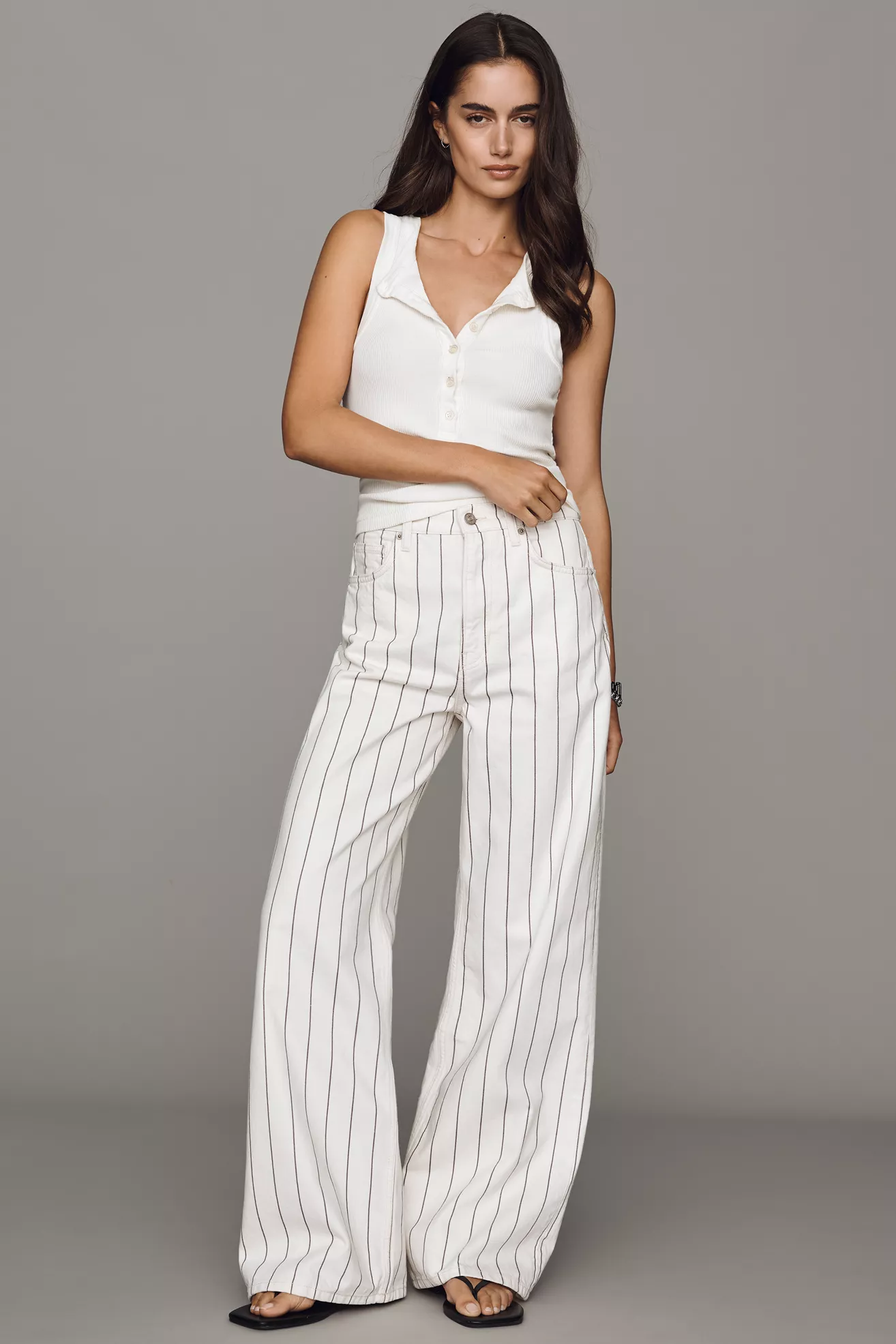 Reformation Cary High-Rise Slouchy Wide-Leg Jeans
