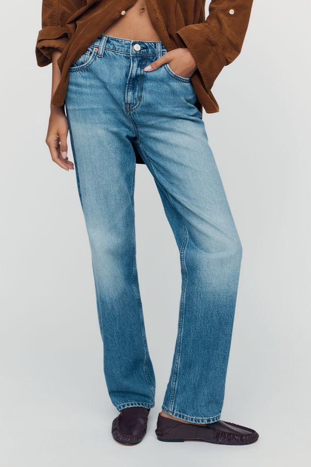 Reformation Leda High-Rise Straight Jeans #1