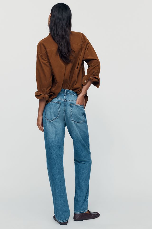 Reformation Leda High-Rise Straight Jeans #4
